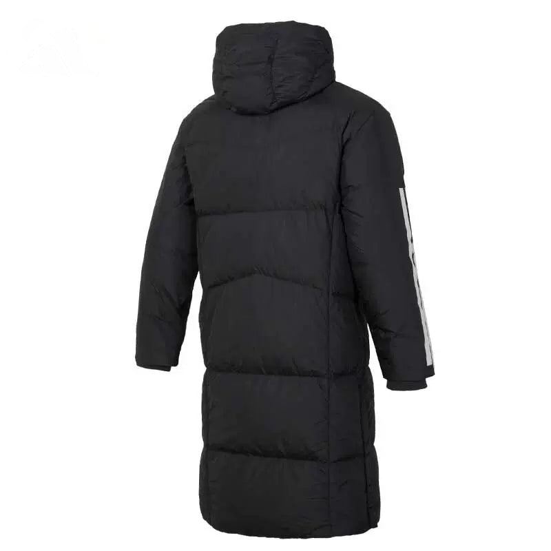 adidas LONG DOWN JKT Asia Sizing 'Black' JG3840