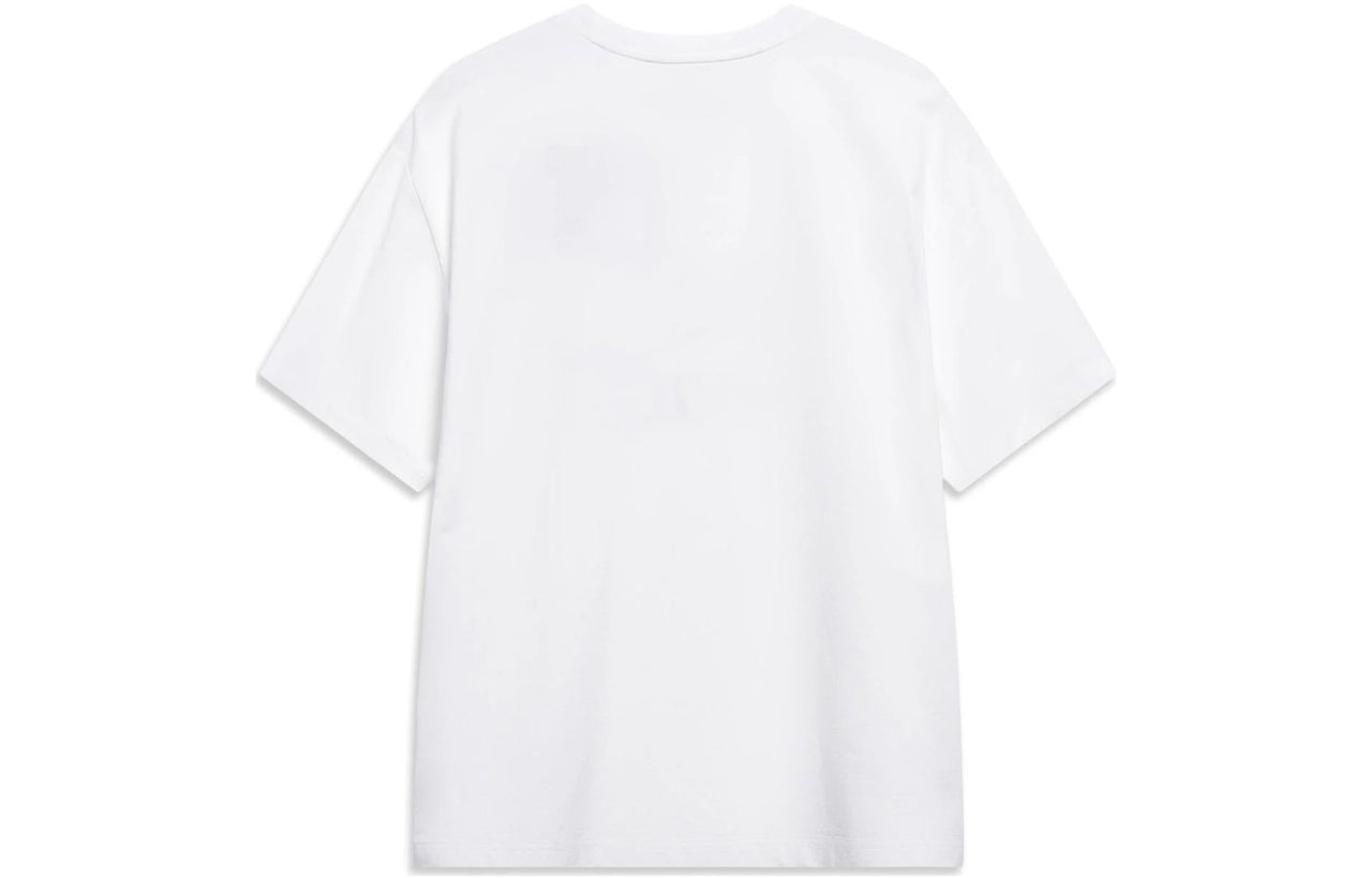 Li-Ning Hoops Graphic T-shirt 'White' AHST567-1
