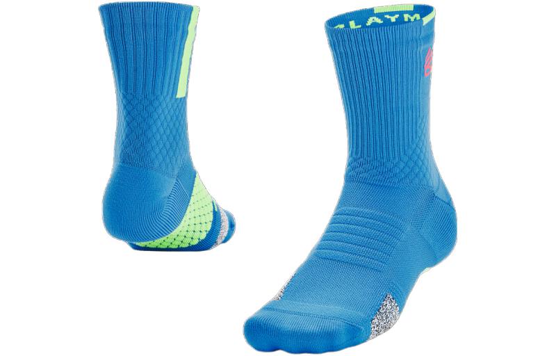 Under Armour Curry AD Playmaker Mid Socks 'Blue' 1376231-428