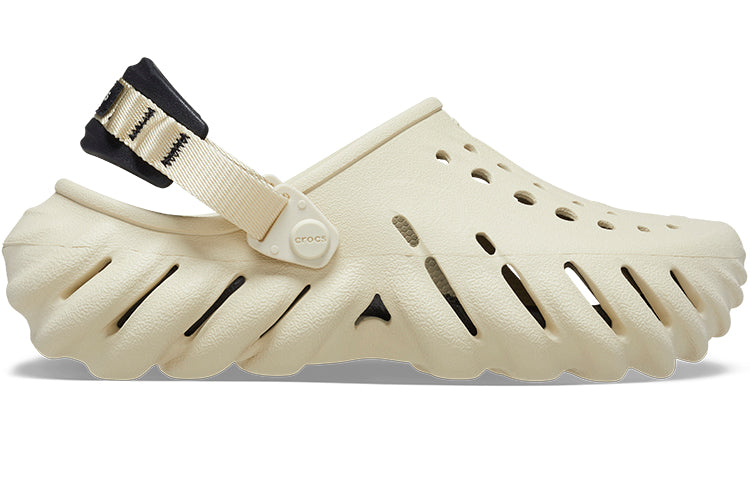 Crocs Echo Clog 'Bone Black Beige' 207937-2YJ