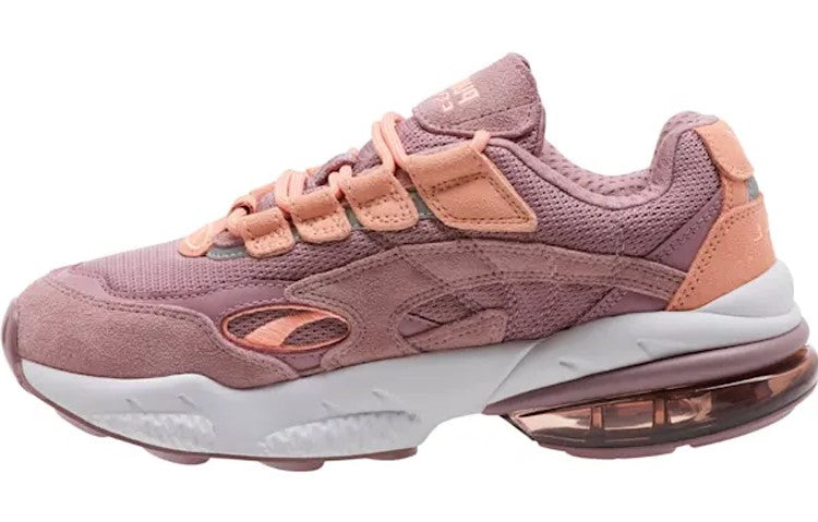 (WMNS) PUMA Unisex Faux Fur Street Style Plain Logo Low-Top Sneakers Pink 370741-07
