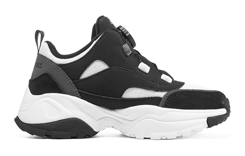(GS) Skechers Sport Shoes 'Black Grey White' 402247L-BKW