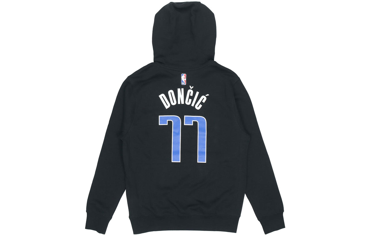 Nike NBA Player Dallas Mavericks Casual Sports hooded Pullover Long Sleeves Black DN4986-010