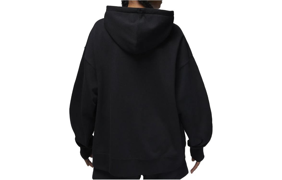 (WMNS) Air Jordan Flight Full Zip Hoody 'Black' DV1394-010