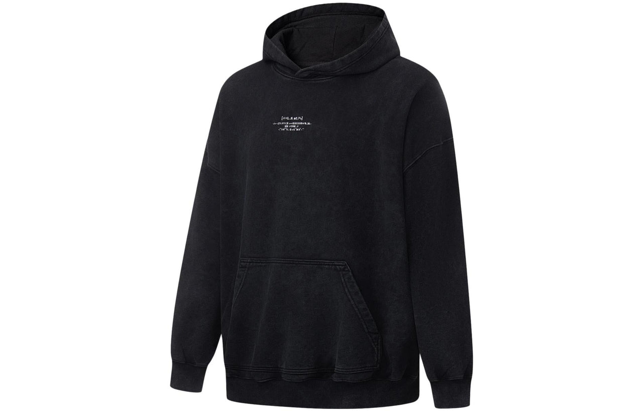 Li-Ning Valentine's Day Graphic Hoodie 'Black' AWDT231-1