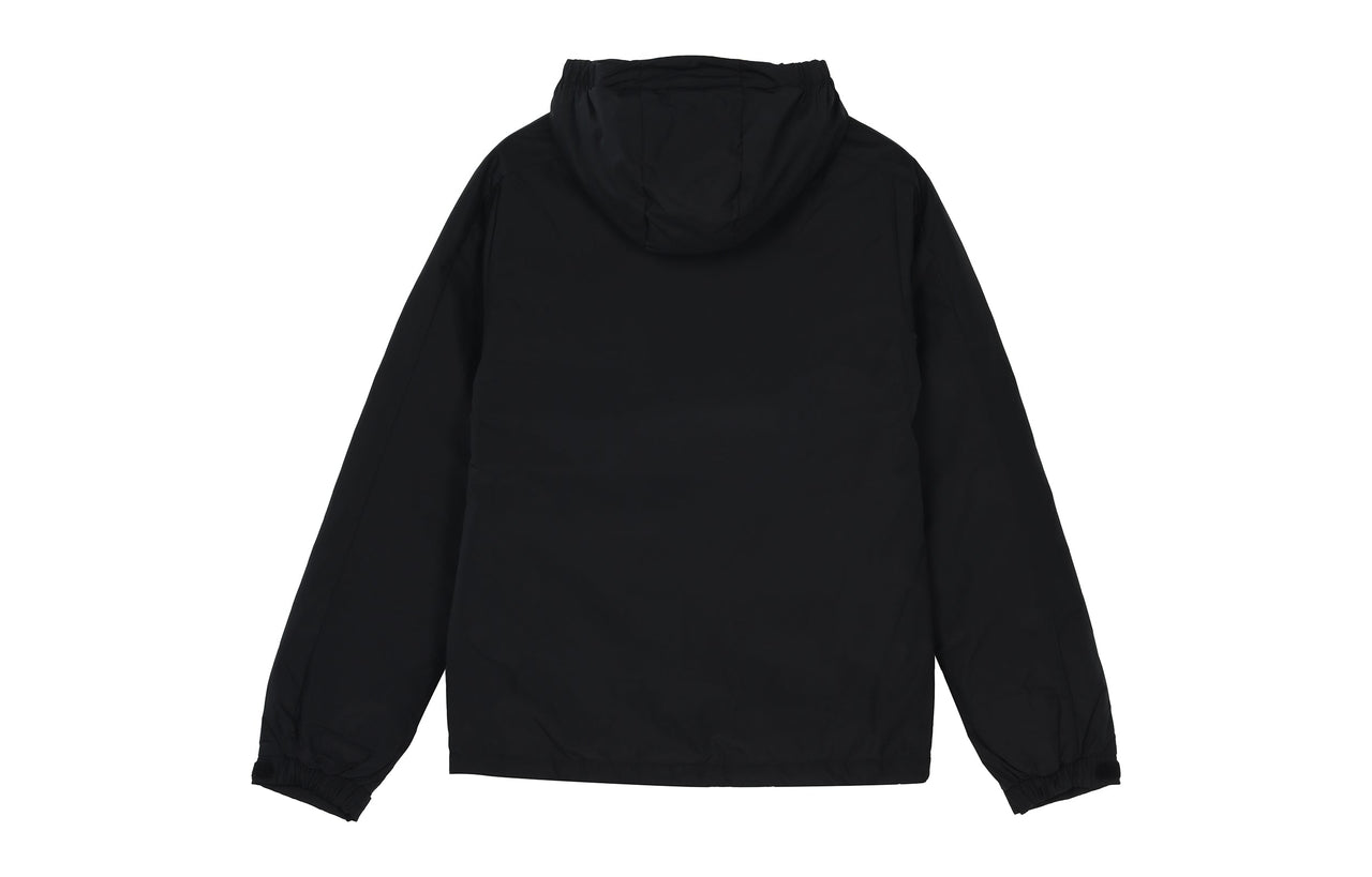 adidas 3st Down Jkt Logo Printing Side Stripe Sports Stay Warm hooded down Jacket Black H23080