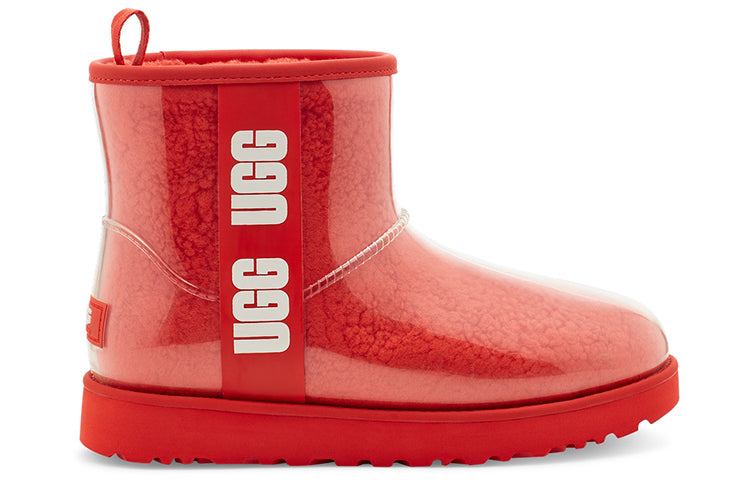(WMNS) UGG Classic Clear Mini Large LOGO Fleece Lined 1113190-LFL