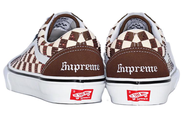 Vans Old Skool x Supreme x Swarovski 'Brown' VN0A5KRXBRO