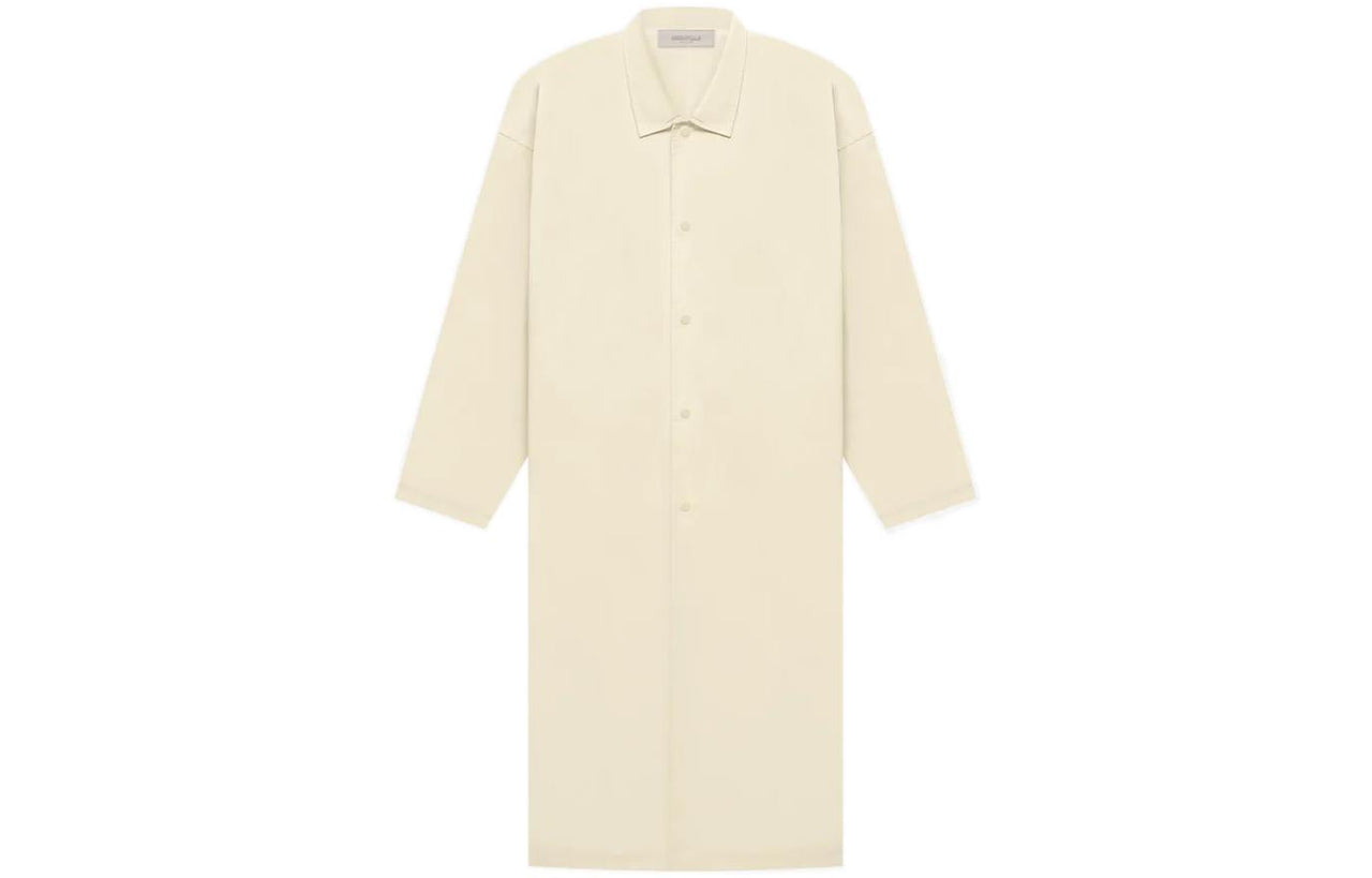 Fear of God Essentials FW22 Long Coat 'Egg Shell' FOG-SS22-712
