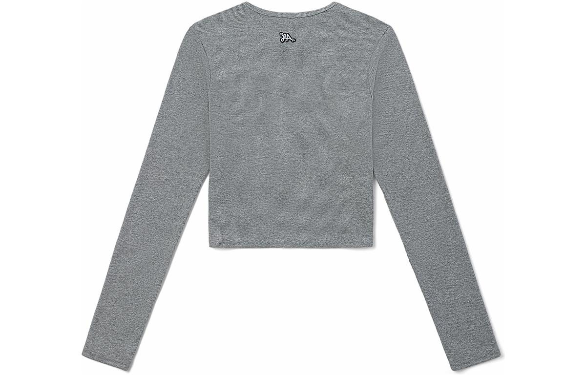 (WMNS) Vans Armanto Long Sleeve Knit Shirt 'Grey' VN0A7YQQGRH
