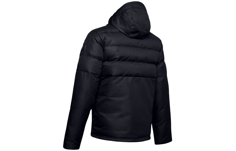 Under Armour Sportstyle Down Hooded Jacket 'Black' 1342693-001