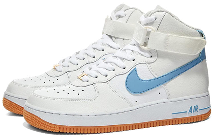 (WMNS) Nike Air Force 1 High 'White Light Blue Gum' 334031-114