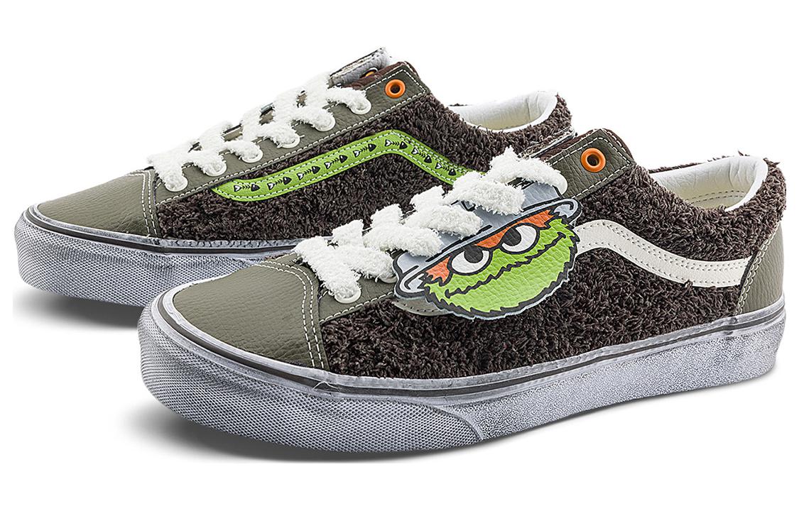 Vans x Sesame Street Style 36 'Brown Olive Green' VN0A54F6YJ7