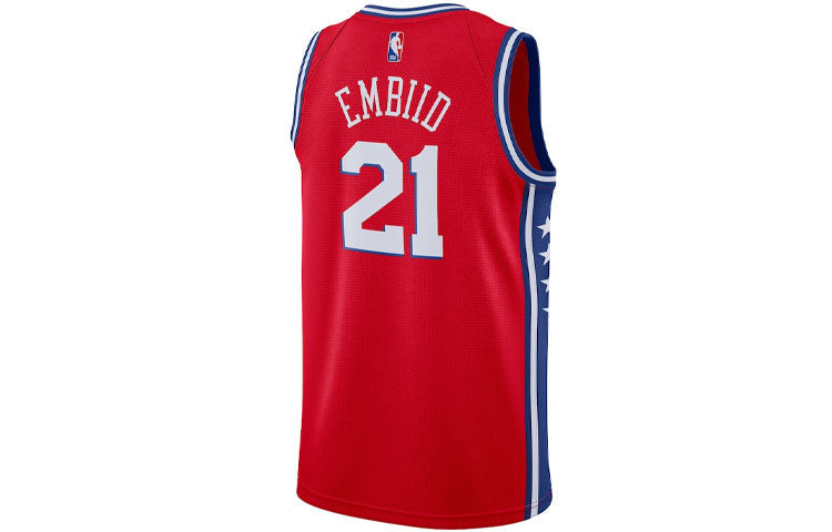 Air Jordan x NBA Philadelphia 76ers Jerseys 'Joel Embiid 21' CV9490-666