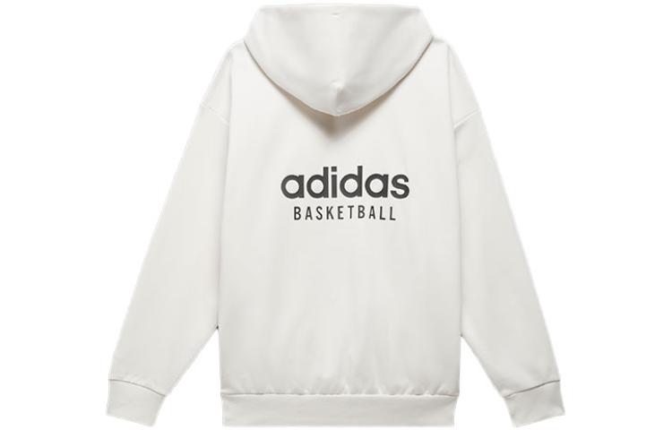 adidas Basketball Hoodie 'White' IA3439