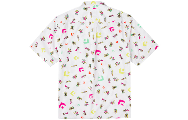 Converse Park Gym All Over Print Shirt 'White' 10023152-A01