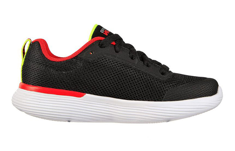 (GS) Skechers Go Run 400 V2 'Black Red' 405100L-BKRD