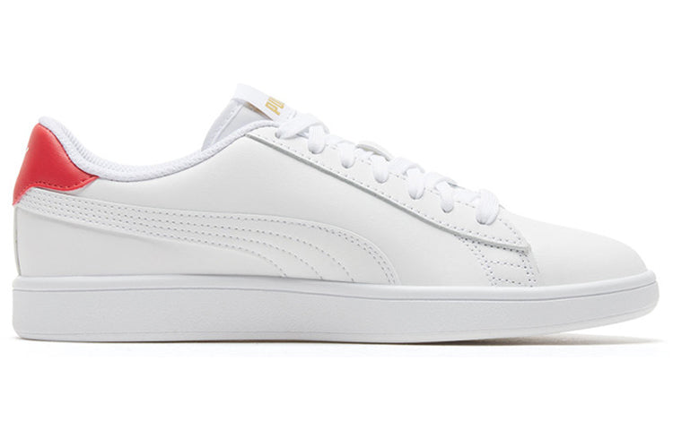 PUMA Smash V2 'White High Risk Red' 365215-17