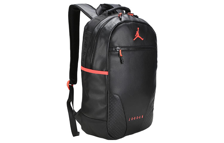 AIR JORDAN aj6 Logo Backpack 'Black Red' 9A0259-KR6