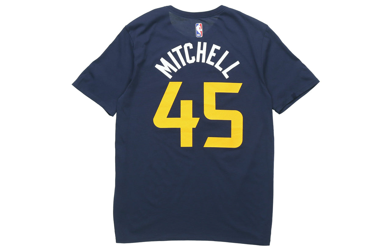 Nike NBA Mitchell Utah Jazz Team limited Jersey Navy Blue 870813-425