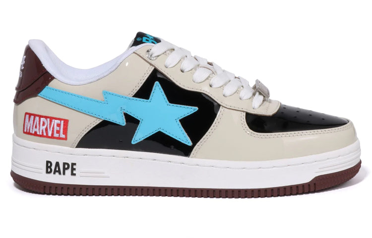 A BATHING APE x Marvel Bape Sta 'Cream Black Blue' 1I73-291-906