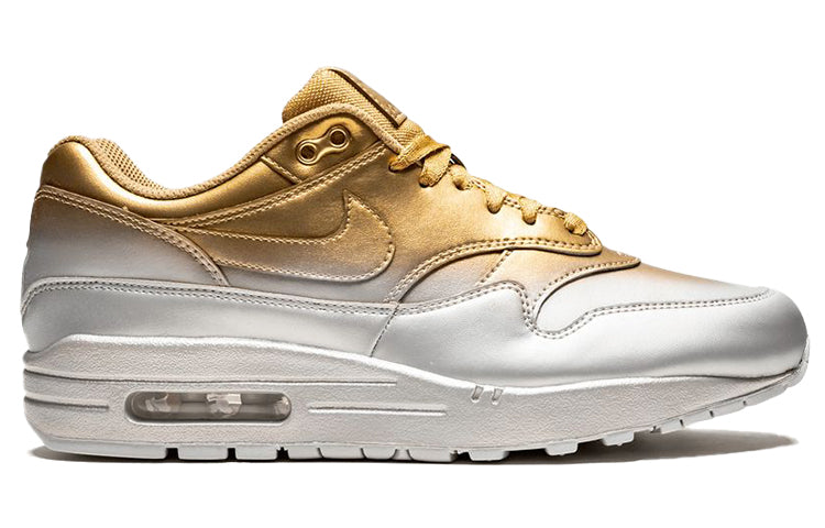 (WMNS) Nike Air Max 1 LX 'Metallic Gold Platinum' 917691-700