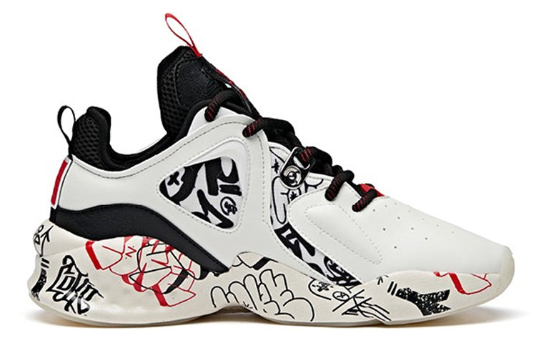 (WMNS) ANTA x Coca Cola Badao 'White Black Red' 122018088S-1
