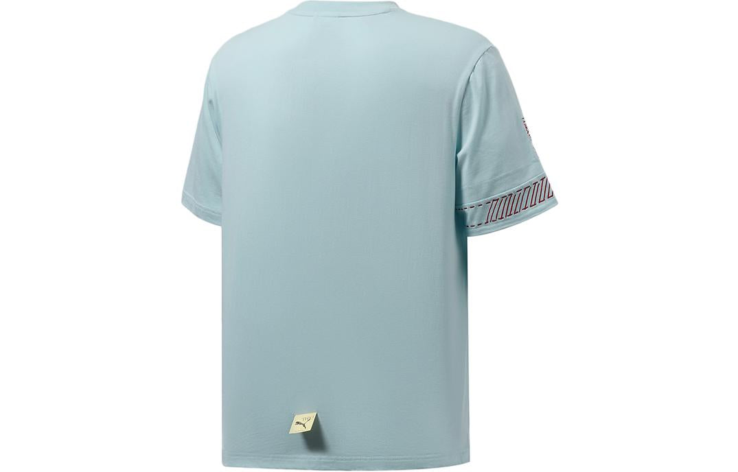 PUMA x Michael Lau Graphic Short T-Shirt 'Blue Black' 531318-50