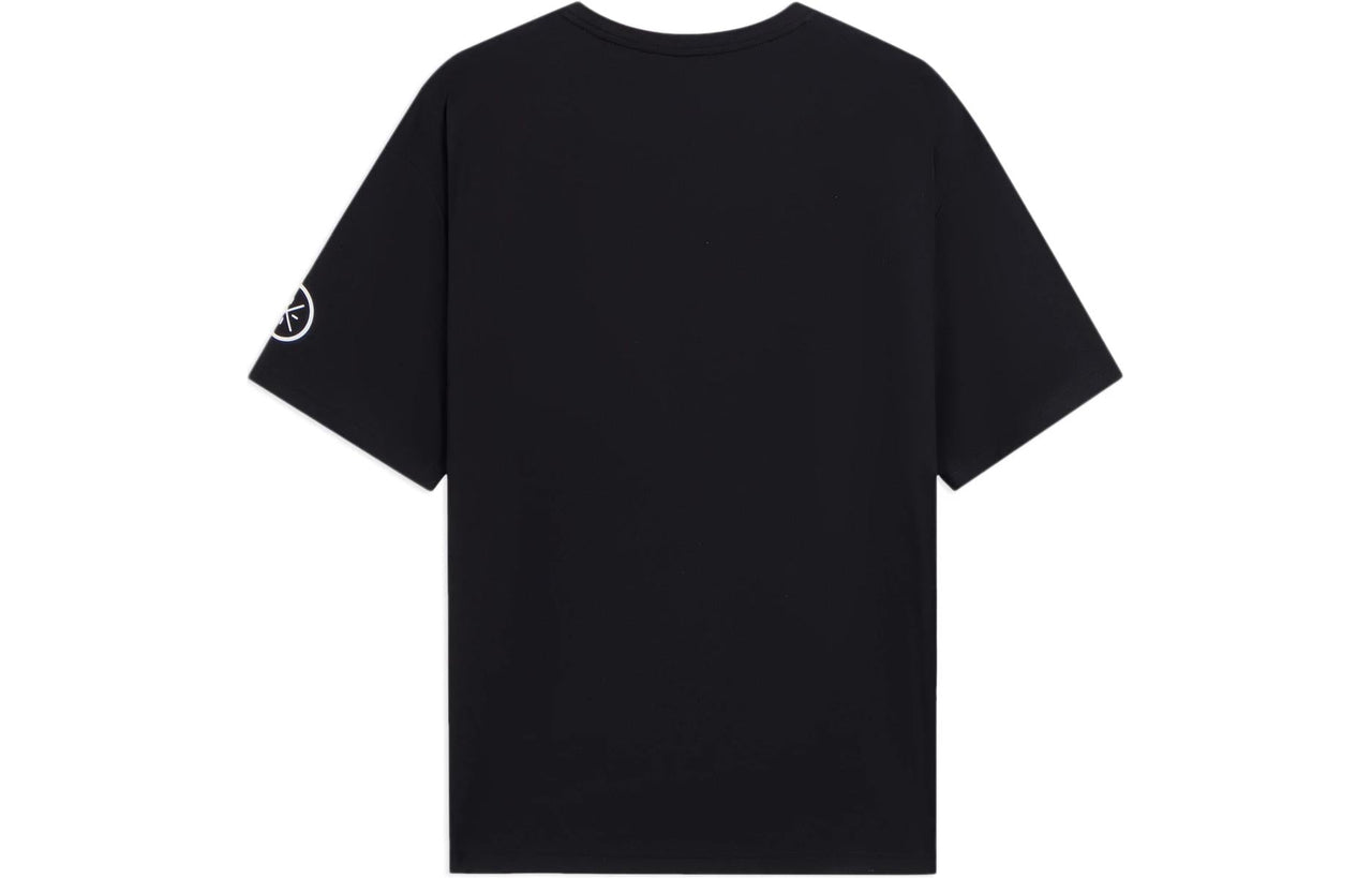 Li-Ning Way Of Wade Graphic Loose Fit T-shirt 'Black White' AHSS443-3