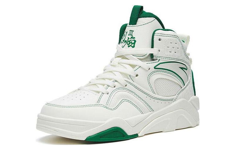 (WMNS) ANTA Flame 3 High 'White Green' 122248088-6