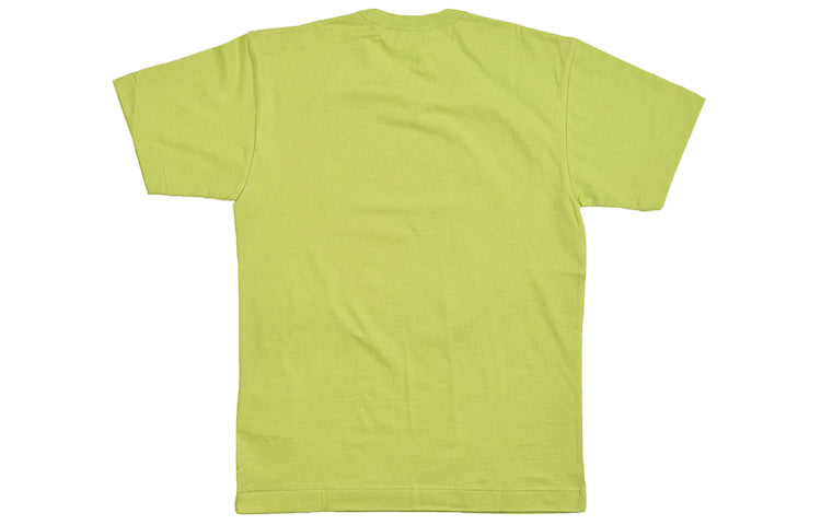 COMME des GARCONS PLAY Large Red Love Round Neck Short Sleeve Green AZ-T273-051-2