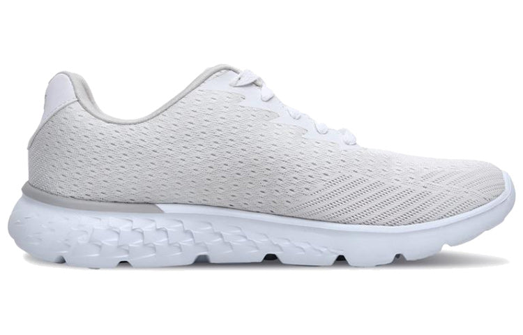 (WMNS) Skechers Go Run 400 Sole White/Grey 14804-WHT