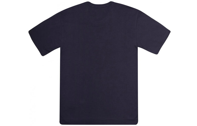 COMME des GARCONS PLAY T-Shirt White Love Printing Short Sleeve Navy Blue AZ-T179-051-1