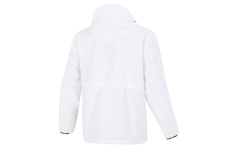 adidas St Wv Newblock Casual Sports Breathable Hooded Jacket White H40233