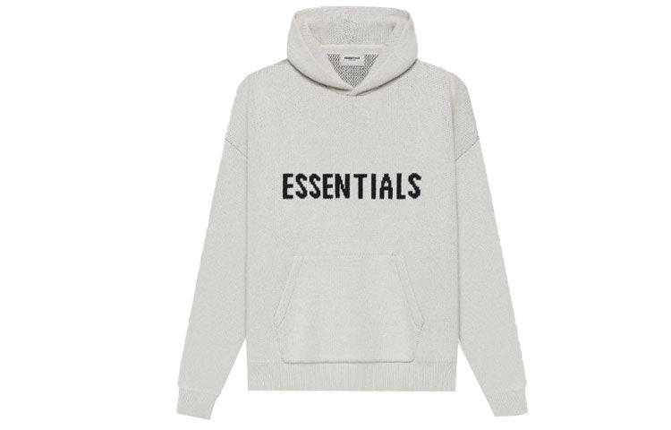 Fear of God Essentials SS21 Knit Hoodie 'Light Heather Oatmeal' FOG-SS21-601