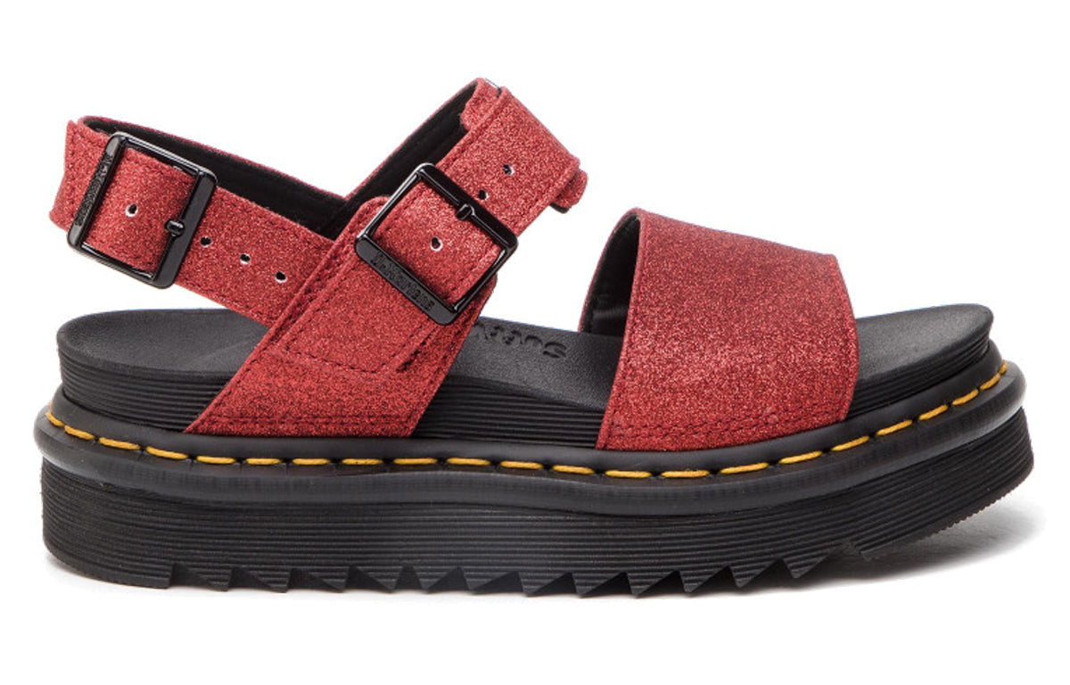 (WMNS) Dr. Martens Flatform-Sandles Red 24818602