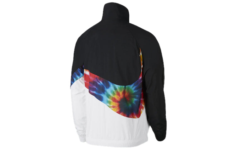 Nike Big Swoosh Rainbow Large Logo Jacket Black CI9596-010