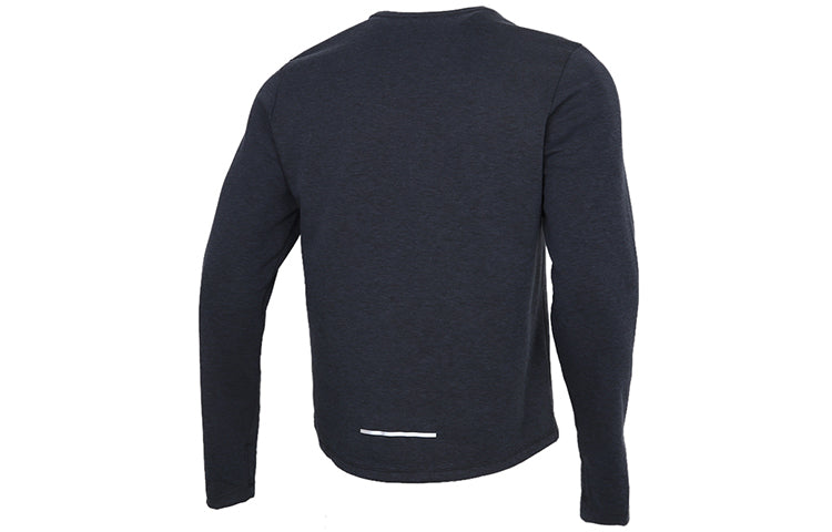 Men's Nike Dri-FIT Heritage Running Sports Colorblock Printing Round Neck Flash Blue DA3052-010