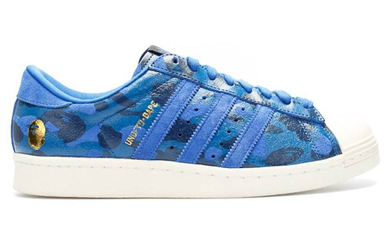 adidas x A Bathing Ape Undeafeated Superstar 80s 'Blue Camo' S74775