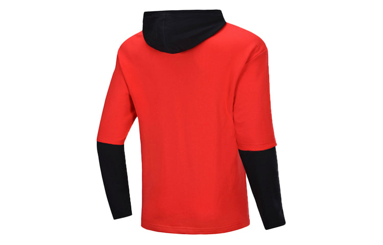 Li-Ning x Disney Crossover Casual Loose Hoodie 'Red Black' AWDQ133-2