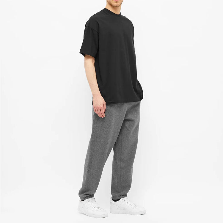 Men's Nike Embroidered Logo Solid Color Bundle Feet Sports Pants/Trousers/Joggers Gray CZ5365-071