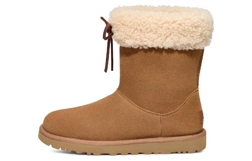 (WMNS) UGG Sarissa Shearling Short Boot 'Chestnut' 1153511-CHE