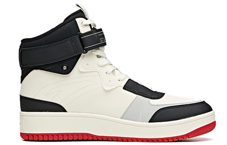 ANTA Skateboarding Series Sneakers High 'Black White' 912048010-1