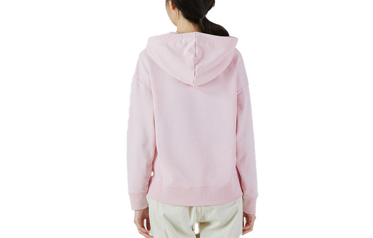 (WMNS) PUMA Large Logo Athleisure Casual Sports Hoodie Pink 535337-16
