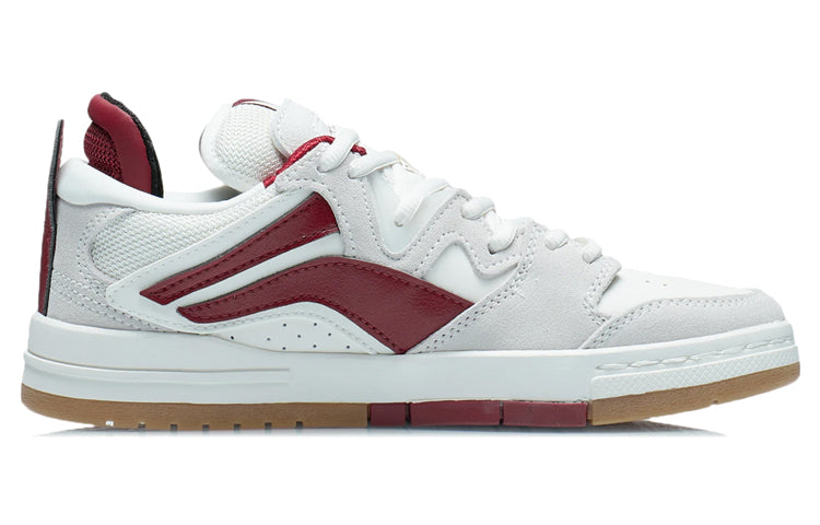 (WMNS) Li-Ning Wave Pro 'White Red Gum' AECR074-4