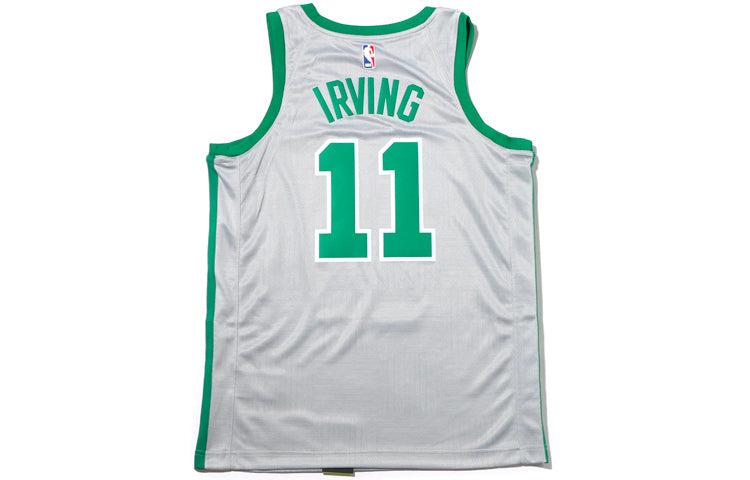 Nike Kyrie Irving City Edition Swingman Jersey SW Graygreen 912077-014