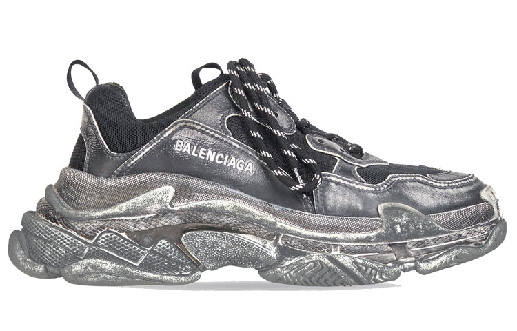 (WMNS) Balenciaga Triple S Sneaker 'Faded Black' 524039W3CN31000