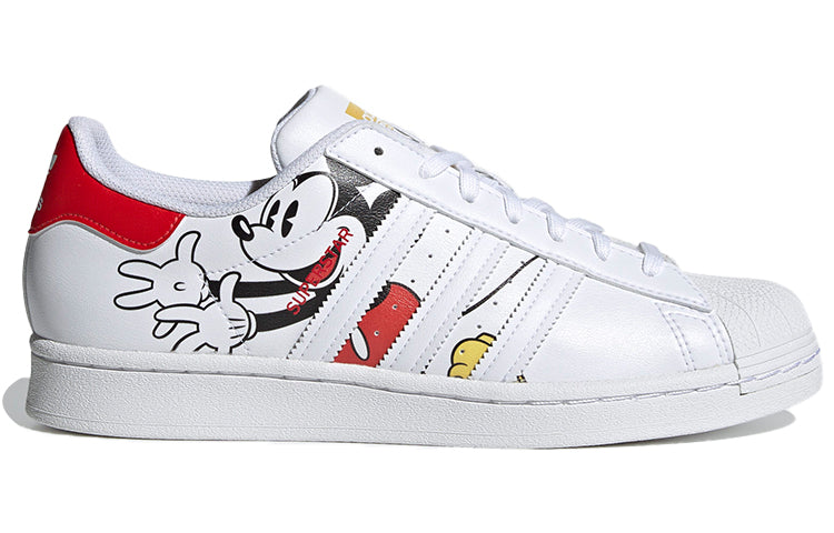 adidas Disney x Superstar 'Mickey and Minnie - White Vivid Red' GW2248