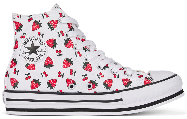 Converse Chuck Taylor All Star Platform Eva High 'White Red' 668016C