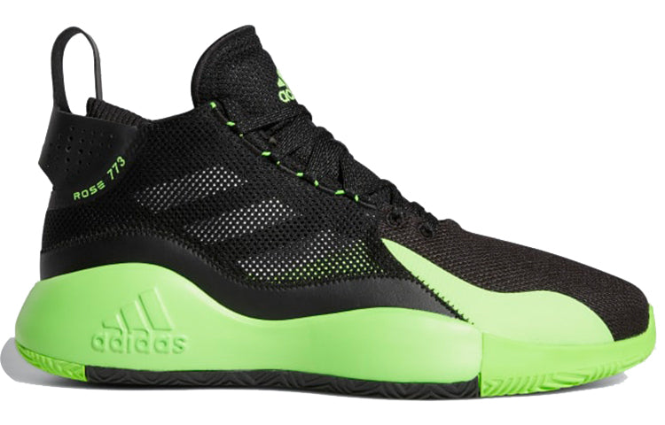 adidas D Rose 773 2020 'Black Team Solar Green' FZ1268